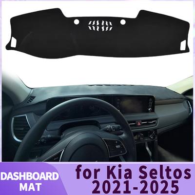 Fit for Kia Seltos KX3 2021 2022 2023 2024 2025 Car Accessories Dashmat Dashboard Cover Pad DashMat Sunshade Protective Carpet