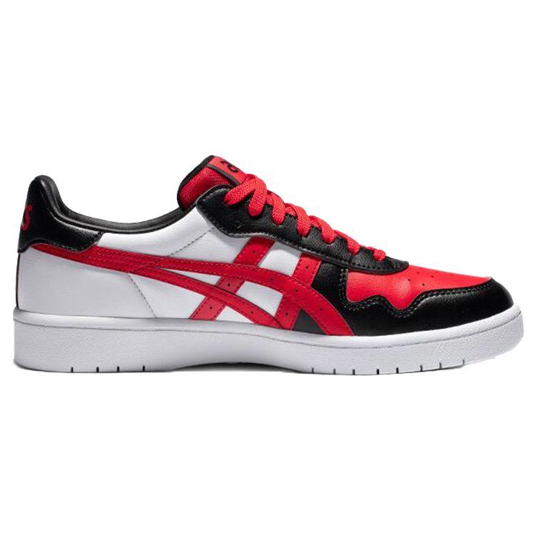 Asics Japan S Bukatsu Trendy Casual Durable Breathable Lightweight Low-Top Skate Shoes Unisex Sneaker White Black Red 1203A060-600