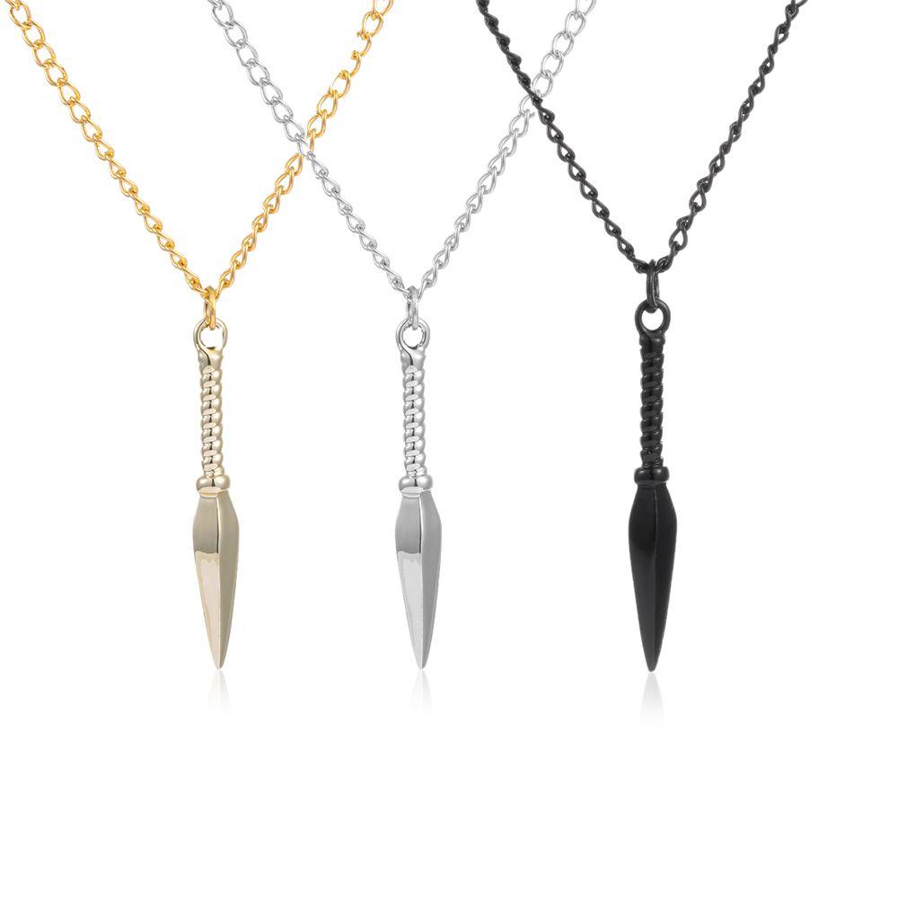 

3 PCS Fashion Punk Retro Rock Choker Arrow Vintage Spear Pendant Necklace