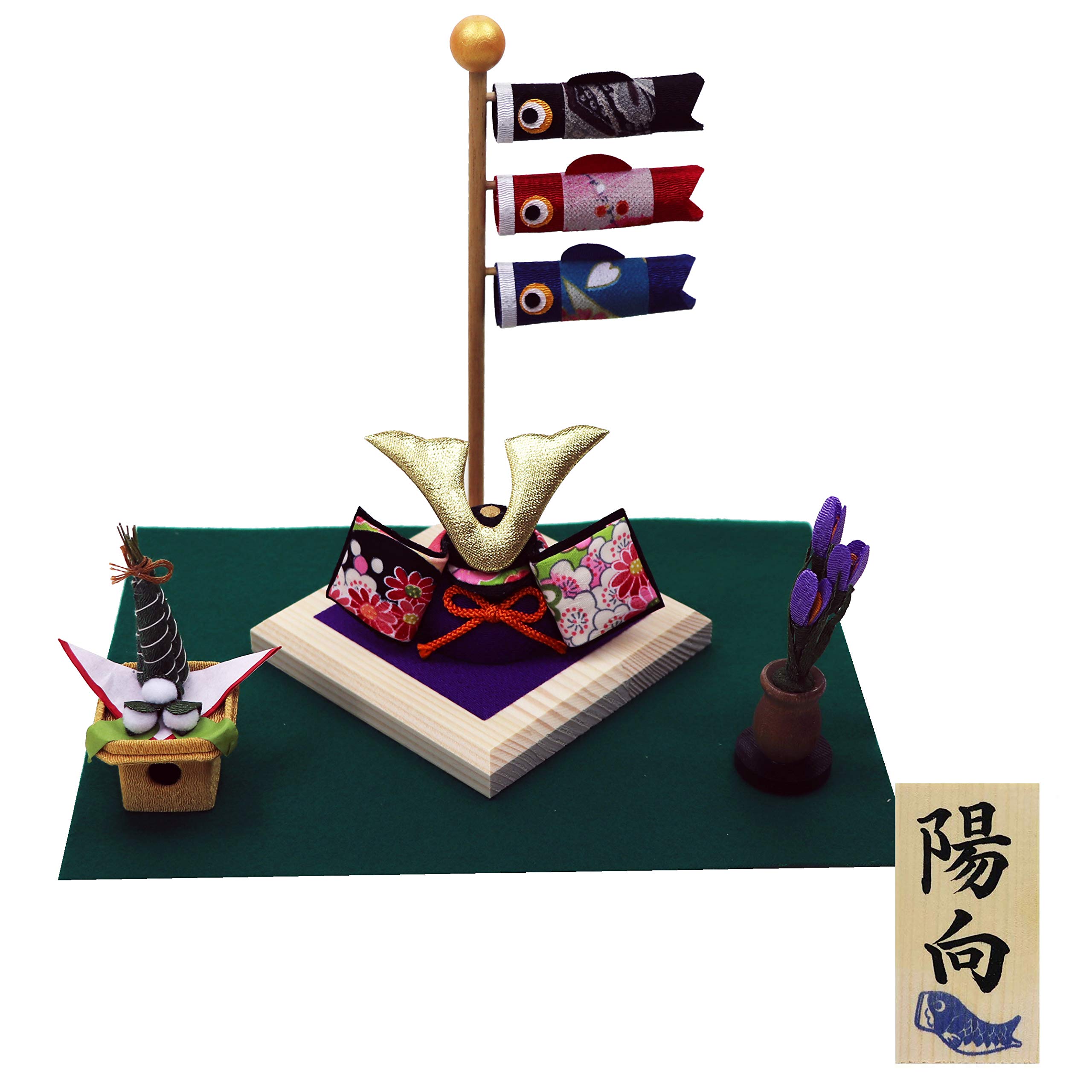 

Осака Чосейдо Кукла Май Компактная Мини Ширина 16см Креп Имя Выгравировано Деревянная Бирка Бонус Ширакидай Шлем Флаг-Карп Оригинальная Версия Чосейдо