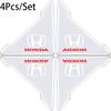 4PCS Car Door Anti-collision Corner Protectors Stickers Accessories For Honda Civic FIT Accord Prelude CRV 5th City CRZ CRX Jazz KP5