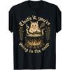 Retro Witch Cat Medieval Tshirt Retro Style Unisexs Tshirt New High Street Style Casual Unisex