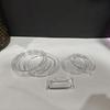 4PCS Decorative Rotatable Coin Storage Box Plastic Medal Storage Box Coin Display Box  Office