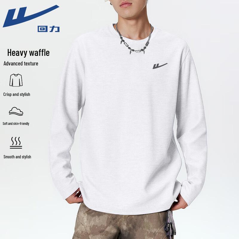 Warrior Unisex Waffle Knit Long Sleeve Sports T-Shirt L