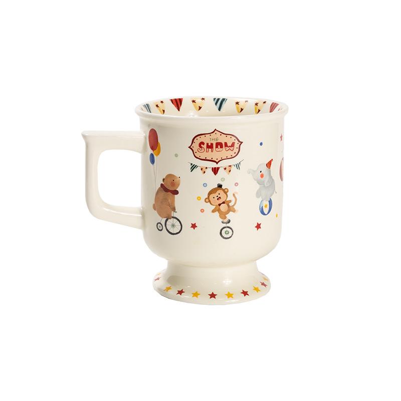 

Original Little Red Book Strict Selection Cup Cartoon Cute Mug Sense Of Ritual Breakfast Cup Cream Cow Granny Tea Cup Gifts