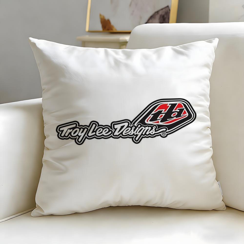 Hot Ttroy Leeing Cushion Cover Soft  EasyWash Pillow Case  Versatile for Couch Bed Travel and Office