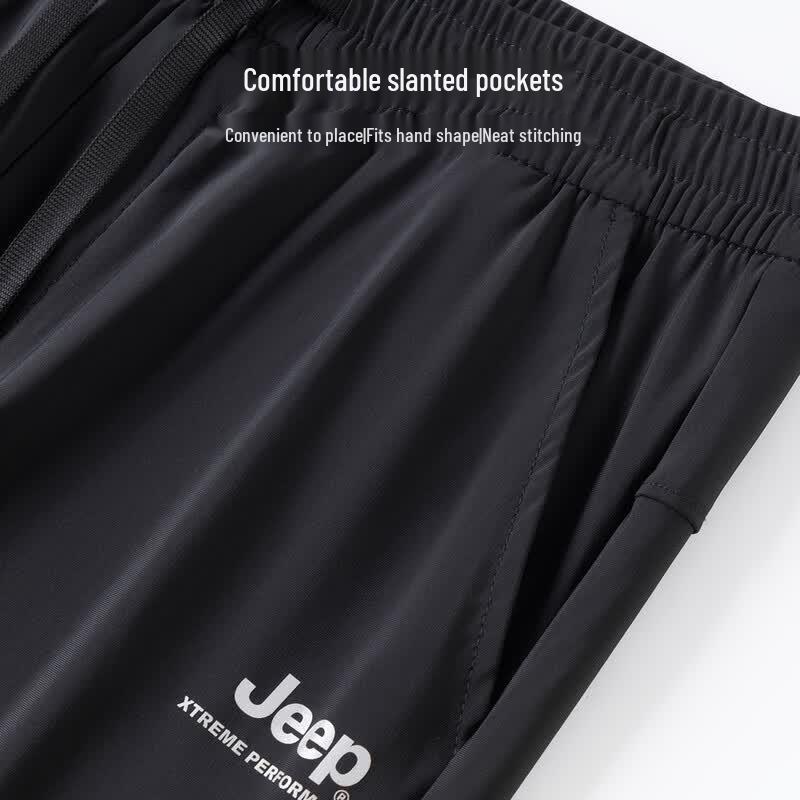 JEEP Men's Summer Lightweight Breathable Cooling Straight Leg Pants