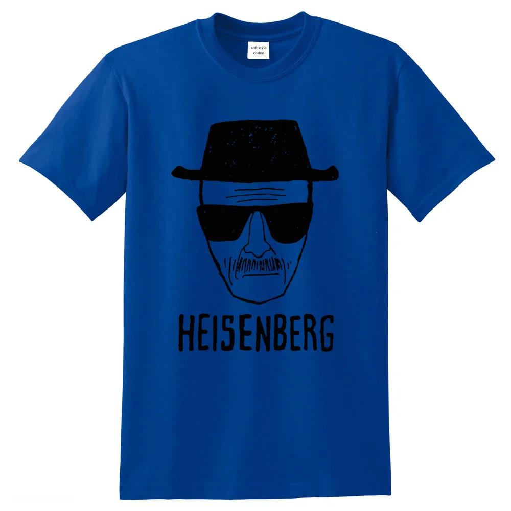 Tricou cool pentru bărbați Haine Breaking Bad Calitate superioară 100% bumbac larg Tricou imprimat Heisenberg casual pentru bărbați