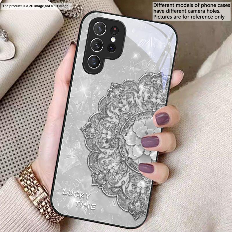 

Ароматная Золотая Мандала Для Samsung S26 S22 S8 S9 S10 S20 Ultra S21 Pro S22 Plus S23 FE S24Ultra S25 Edge S24+ Стеклянный Чехол Для Телефона Galaxy S26