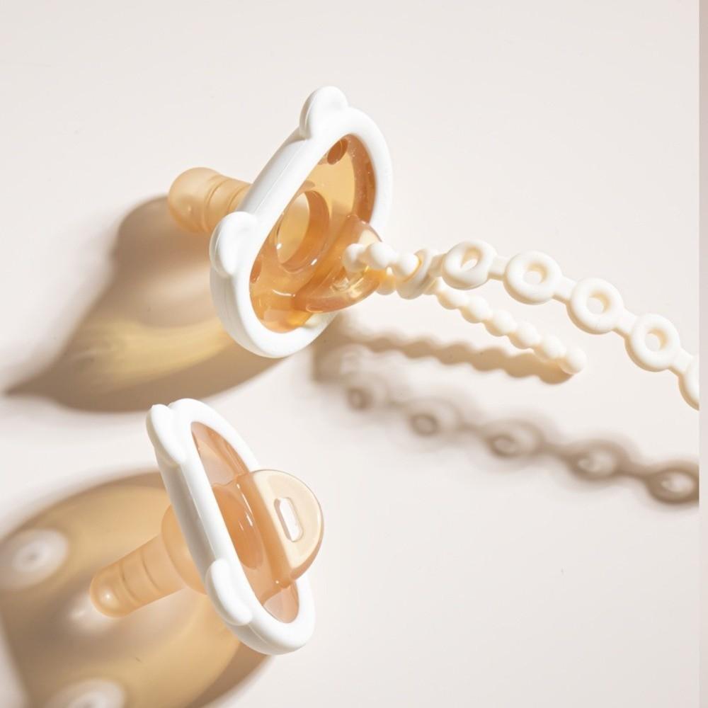 2pcs Cute Little Bear Newborn Silicone Pacifier Soft Touch Baby Nipple  Baby Shower Gift