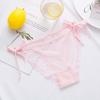 Low-waist Underpants Cotton Crotch Female Lace Panties Solid Color Sexy Briefs Bandage Thong