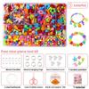 Children Bead Crafting Set Colorful Plastic Materials Handmade Accessories Gift