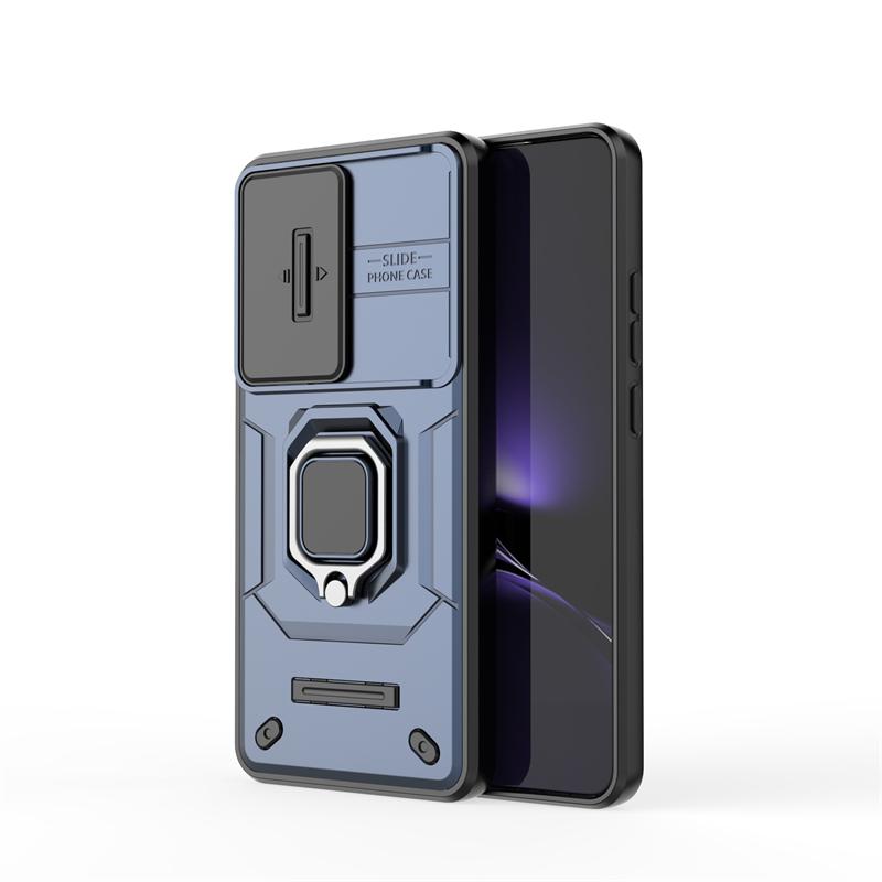 Shockproof Case For Xiaomi Poco X7 Pro Case Poco X7 Pro 5G Ring Holder Magnetic Full Back Cover For Poco X7 Pro Push Window Case