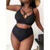 Neu Sexy Hohe Taille Bikinis Bademode Frauen Badeanzug Weibliche Bikini Set Print Plus Size Badeanzug Sommer