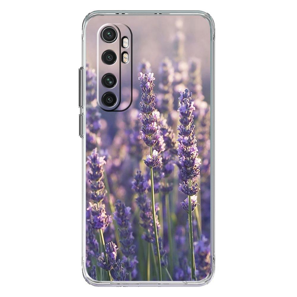 Simple lavender Purple flowers Phone Case For Xiaomi Mi Poco X6 X5 NFC X3 F6 F5 Pro F4 F3 15 14T 14 13T 12T 12 13 Lite 11 Cover