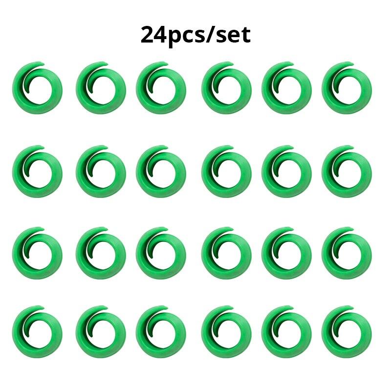 

24 шт. Зажим для катушки, который предотвращает разматывание конца нити и фиксирует цилиндр нити швейных принадлежностей