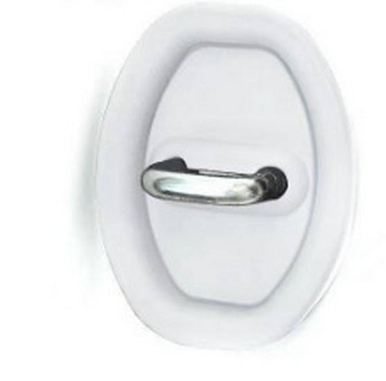 Car Door Latch Cover: Anti-Rust Silicone Protector - Universal Fit, Silent & Durable.