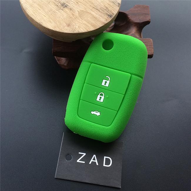ZAD Silicone Rubber Car Key Case Cover Skin Shell Set Holder For HOLDEN VE COMMODORE Calais SS SV6 GTS 3 Buttons Key