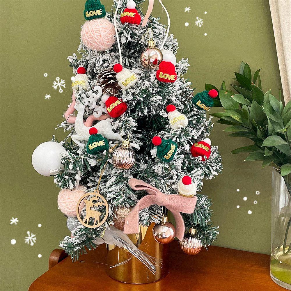 Supplies Christmas  Decoration Santa Claus Hat Woolen Hat Mini Christmas Hat Knitted Finger Hat