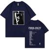 The Weeknd Trilogy Album Oversized Unisex Street Style Casual Short Sleeve Women And Men T-shirt