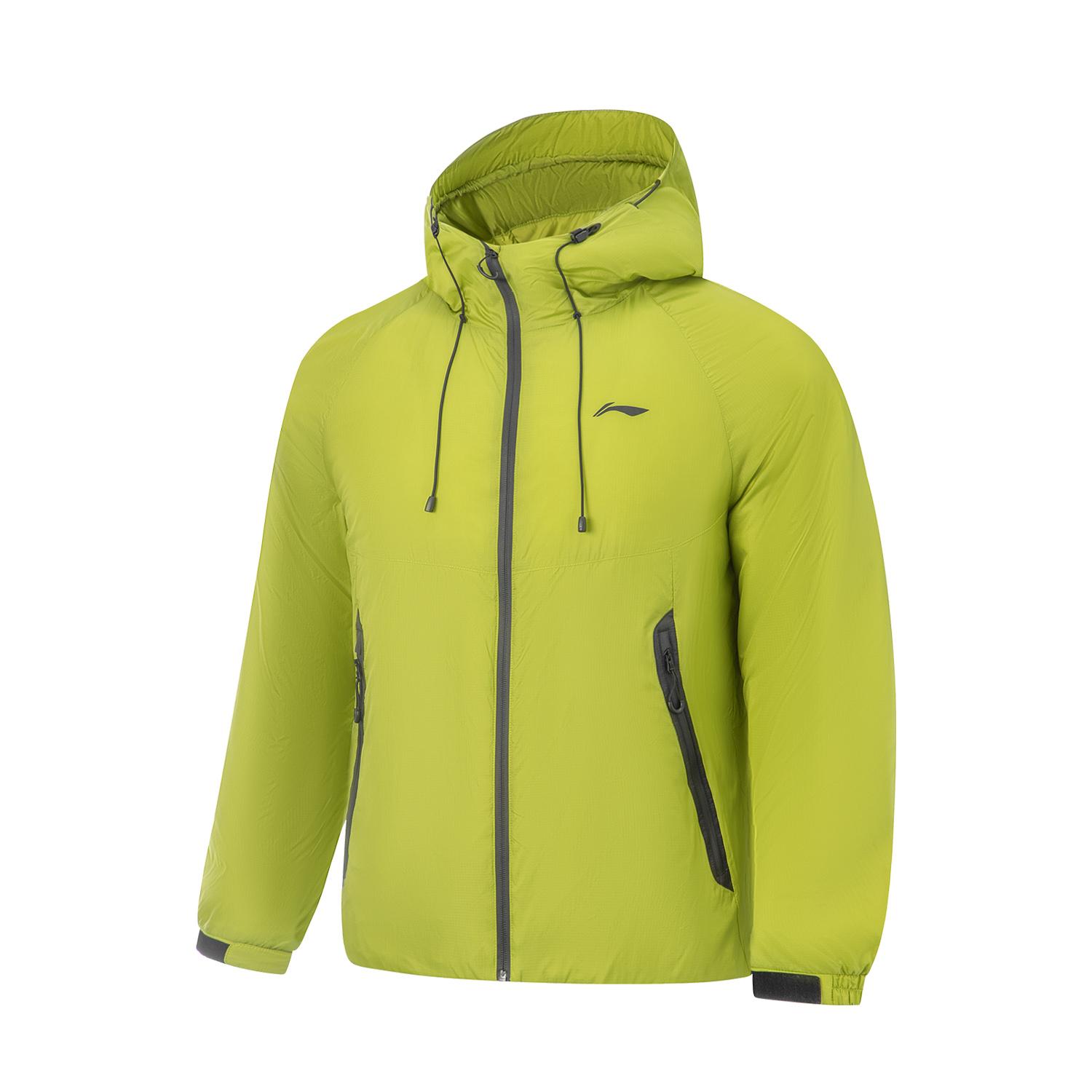 

Li-Ning Loose Fit Logo Letter Hooded Cotton Jacket Men Jackets AJMV257-2 XL