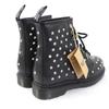 Pristine Dr.Martens short boots 1460 STUD 8-hole Black Silver leather 27040001 Used