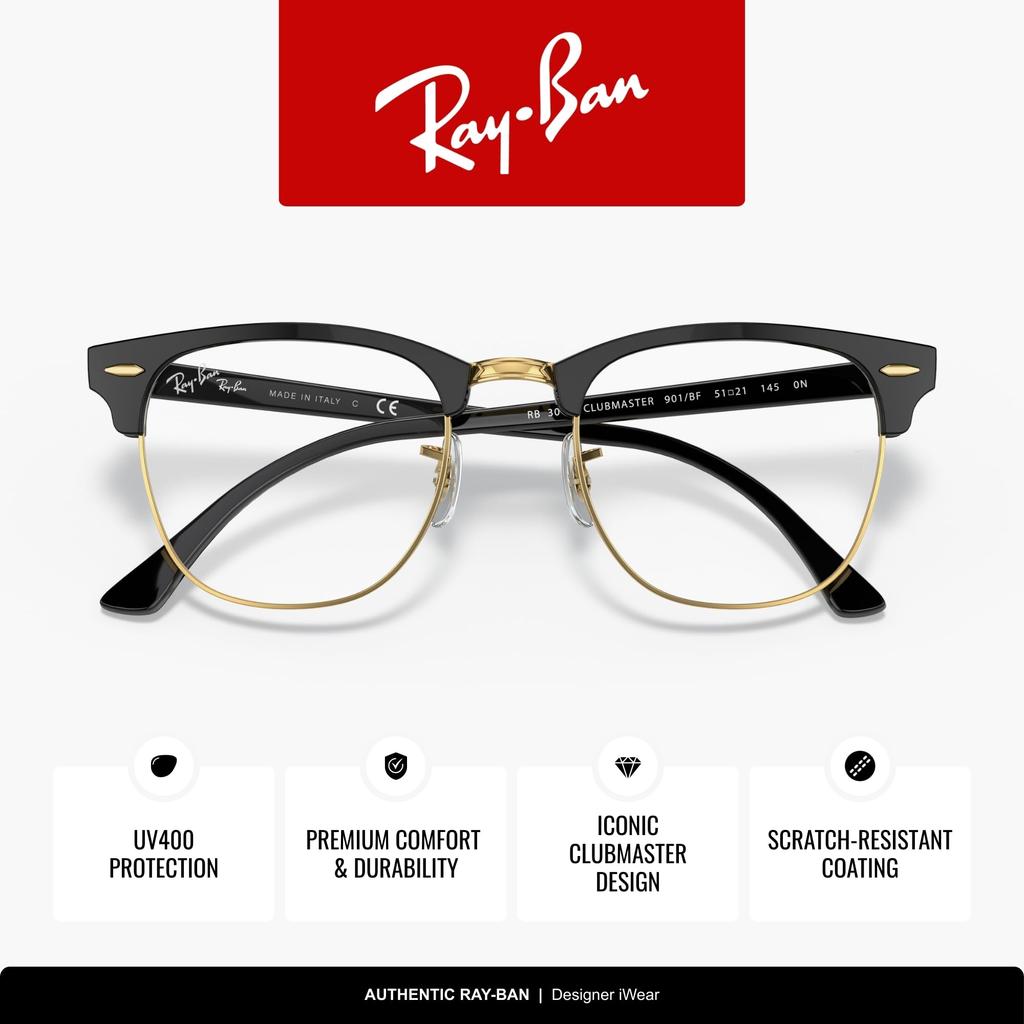 RB3016 EVERGLASSES SHINY BLACK WITH LIGHT FILTER sunglasses Ray-Ban CLEAR/BLUE