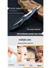All-Metal Black Manual Razor: Old-Fashioned Shaver & Eyebrow Trimmer