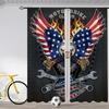 American Flag Printed Curtains Pole Bag Bedroom Living Room Home Decoration Curtain Polyester Perfect For Great