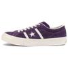 Star And Bars Corduroy Durable Lightweight Low Top Skate Shoes Unisex Sneakers Purple 35200430