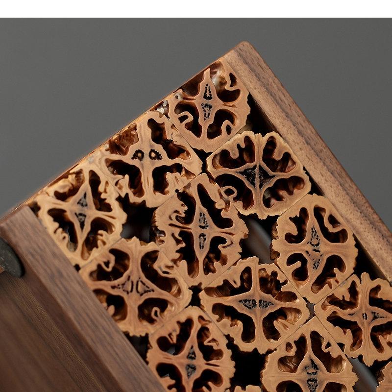 Vintage Walnuss Holz Taschentuchboxen Rechteckig Entnehmbar Servietten Papierhandtuchhalter Zuhause Schreibtisch Toilette Box