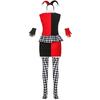 M-XL Halloween costume circus clown show uniform suit cosplay masquerade costume