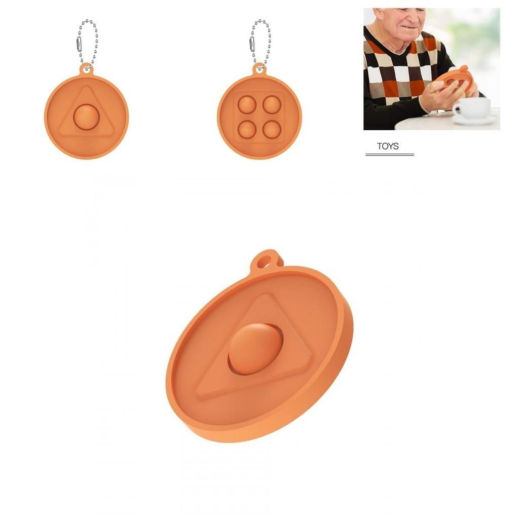 Delightful Squid Game Pop It Simple Dimple Push Bubble Keychain Pendant Fidget Toy For All Ages