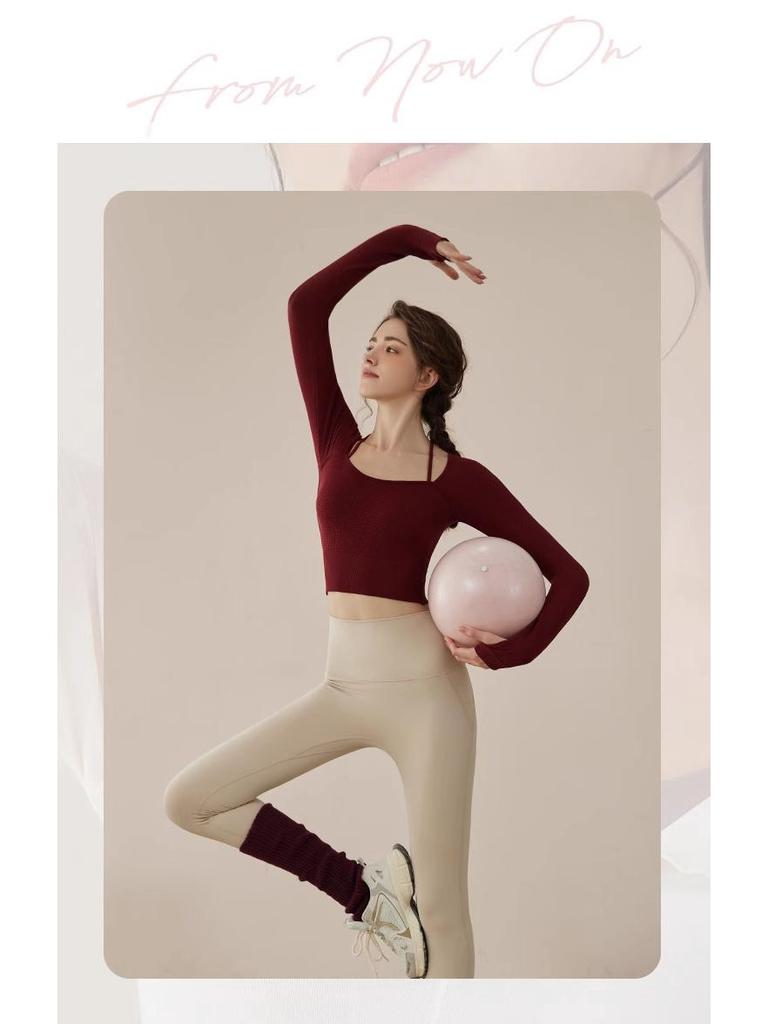 Top de Manga Longa Respirável de Secagem Rápida Youyou Feminino para Yoga - Primavera 2025