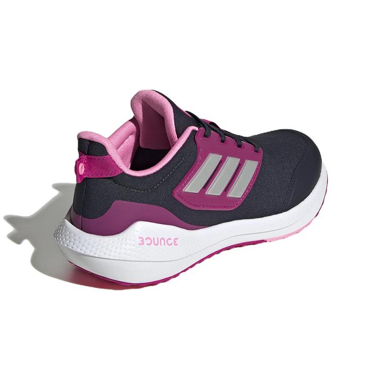 New Adidas EQ21 Slip Resistant Cushioning Wear Resistant Low Top Kids' Running Shoes Silver Pink Teenagers GZ2306