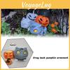 Kürbis Harz Halloween Ornamente Abnehmbare Bisaknosp Dekoration für Innen