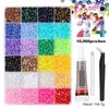 Sparkling Resin Diamonds 6mm Round Flat Back Rhinestones Resin Texture Suitable for Nail Art Crafting and Cosplaying