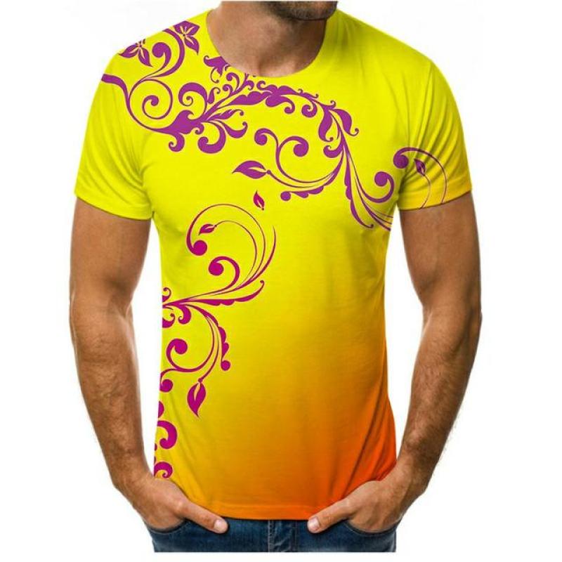 

Новинка, брендовая футболка в стиле барокко с 3D принтом золотой цепочки, летний стиль, с коротким рукавом, роскошная королевская мужская одежда, топы и футболки в стиле хип-хоп XXL