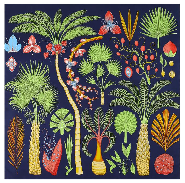 Silk Scarf Women Large Shawls Stoles Cashew Print Square Scarves Echarpes Foulards Femme Wrap Bandanas 130*130CM