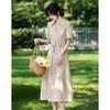 Sishui Nianhua 2025 Summer French Elegant Slimming Petite Dress