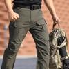 Men's summer new quick-drying pants outdoor loose multi-pocket trousers