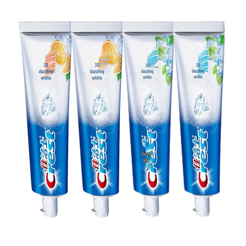 Crest 3D White Invigorating Icy Orange Toothpaste (4-pack)