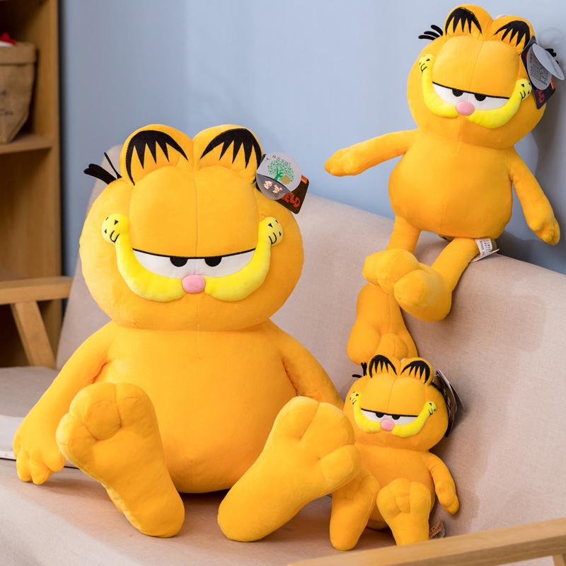 Big Size Garfield Family Kawaii Plush Toys Hug Pillow Comfortable Back Cushion Garfield Cat Stuffed Animals Peluche Dolls Gifts