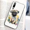 French Bulldog Dog Pug Phone Case For Huawei Honor 10 Lite 9 20 7A 9X 30 50 60 70 Pro Plus Soft Silicone Cover