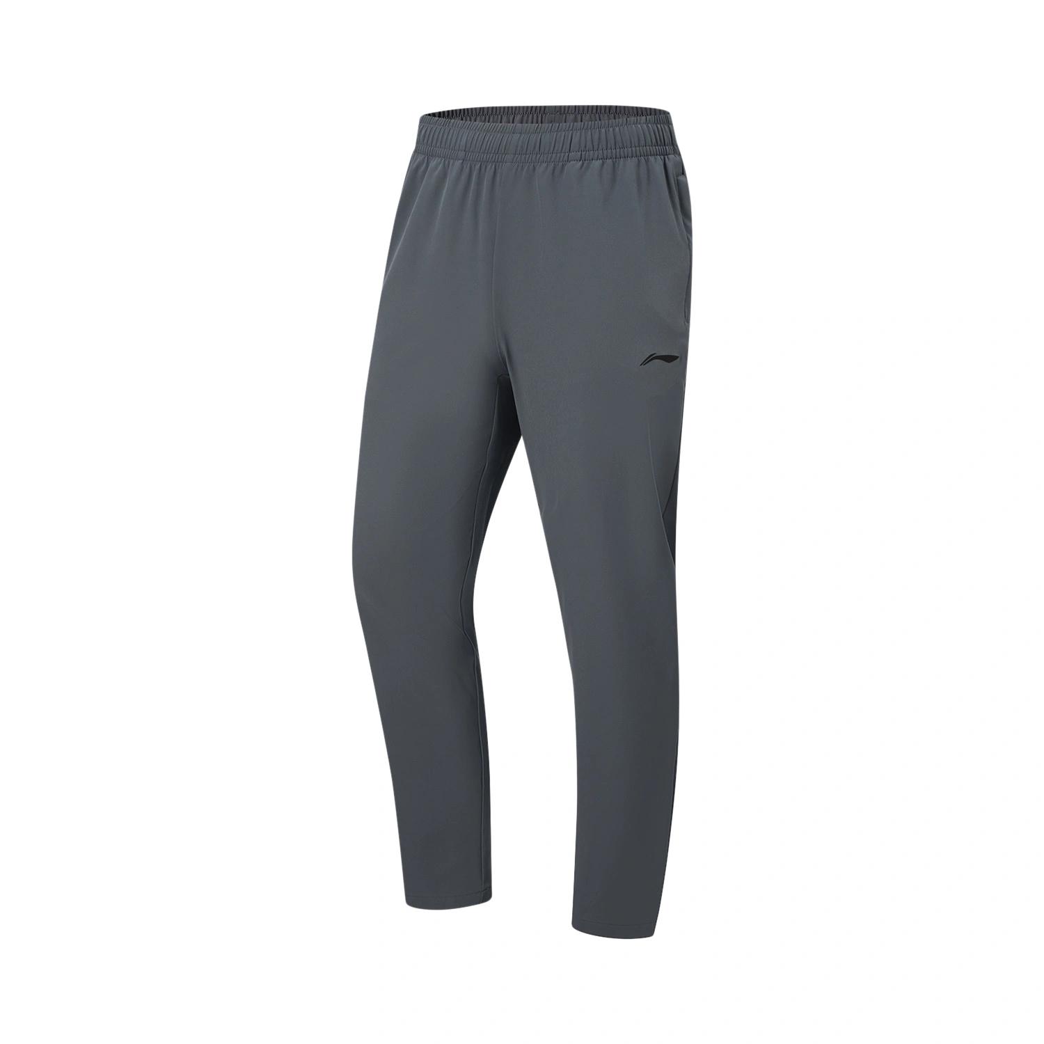 Li-Ning Comfortable Lace-Up Textured Tapered Sports Pants Men bottoms AYKW739-2 S
