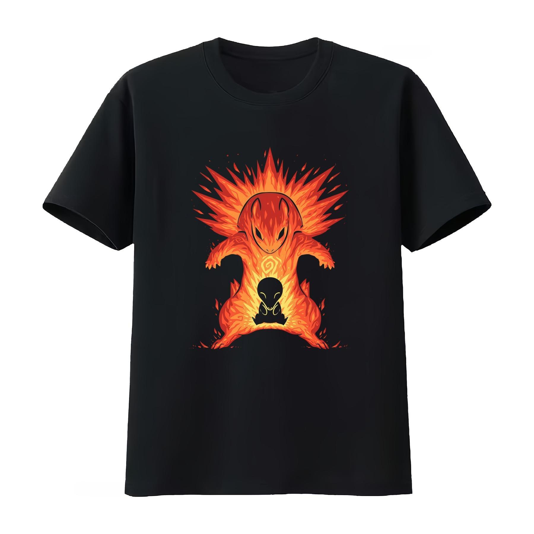 

The Explosion Within Typhlosion Cyndaquil Monster T Shirt for Cool Design Fire Theme Vintage Streetwear Unisex 2026 Summer T Shirt L