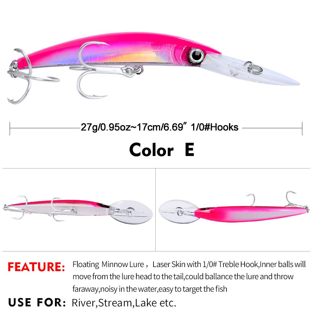 Outdoor fishing Minnow hard bait 17cm/27g lures