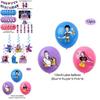 Kpop Demon Hunters Birthday Party Banner Decoration Set With Balloons And Background For Anime Fans