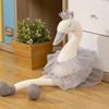 Süße Krone Dreifarbig Schwan Flamingo Puppe Stoffpuppe Plüschtier Niedliche Krone Schwan Puppe