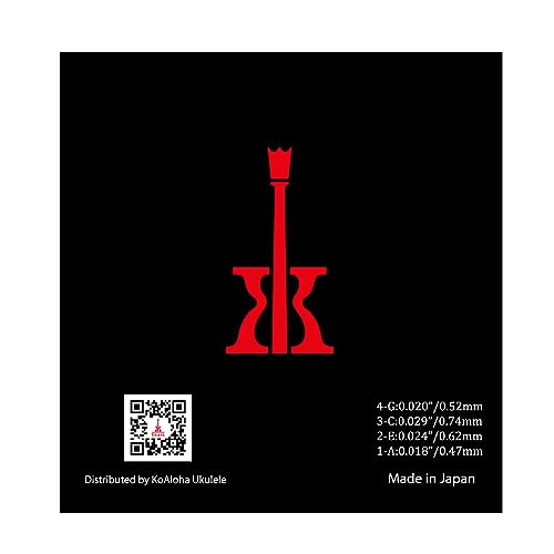 Ko'Aloha [KoALOHA String Set] FLK-SCHG Soprano Concert Ukulele String Set (KoALOHA Ukulele Original Strings, Clear Fluorocarbon)